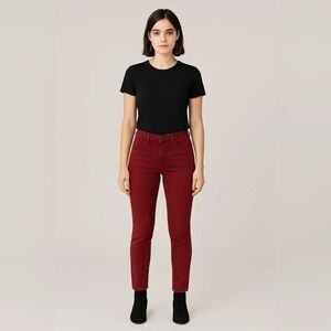 Big Star Alex Skinny Jeans Maroon Red 27” Waist Streetwear